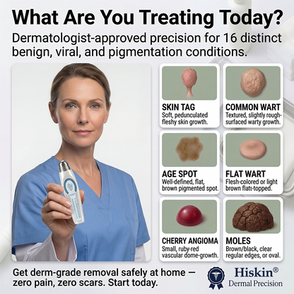 Hiskin® 7-𝐷𝑎𝑦 𝗧𝐚𝐠 & 𝗦𝗽𝐨𝐭 𝐄𝐫𝒂𝒔𝒆𝒓(Zero Pain, Zero 𝐒𝐜𝐚𝒓𝒔 Rollerball)